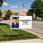 Congratulation Graduation Yard Sign