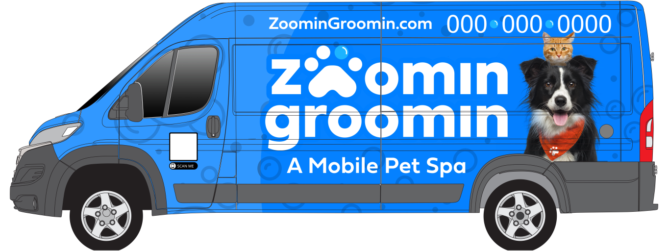 zoomin groomin2 template - Van Wrap Large